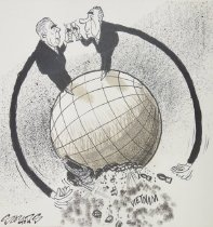 'A toast to our agreement of co-operation in matters of health and environment!'